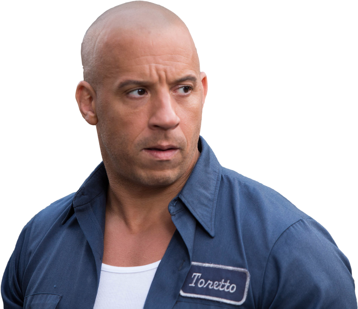 Worried Vin Diesel - Vin Diesel Dominic Toretto (400x400), Png Download