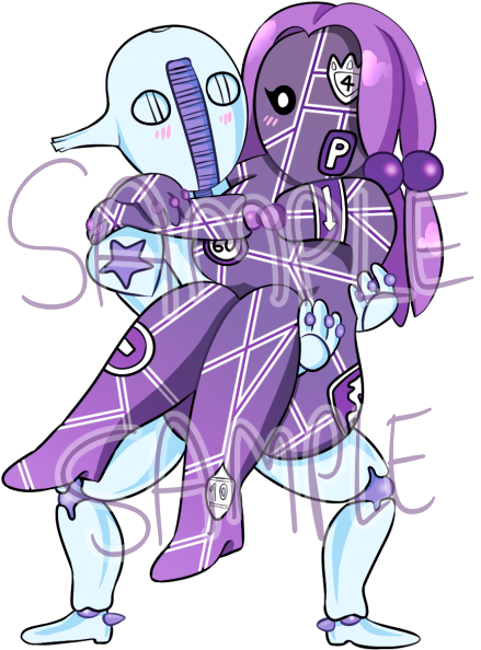 Jjlstandcharmsamplesmall Original - Jojo Bazar Adventure Jojolion Stand (700x723), Png Download