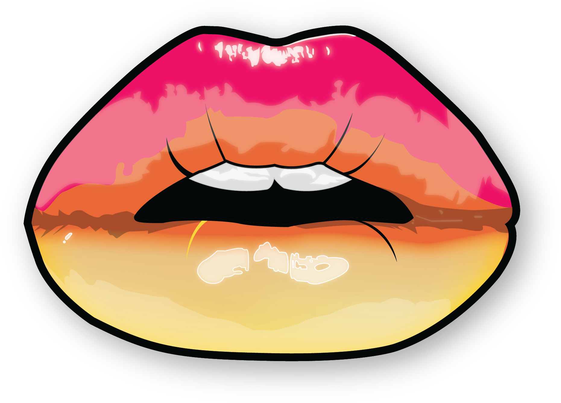 Download Clint Dehner Cartoon Lip Gloss Png Full Size PNG Image