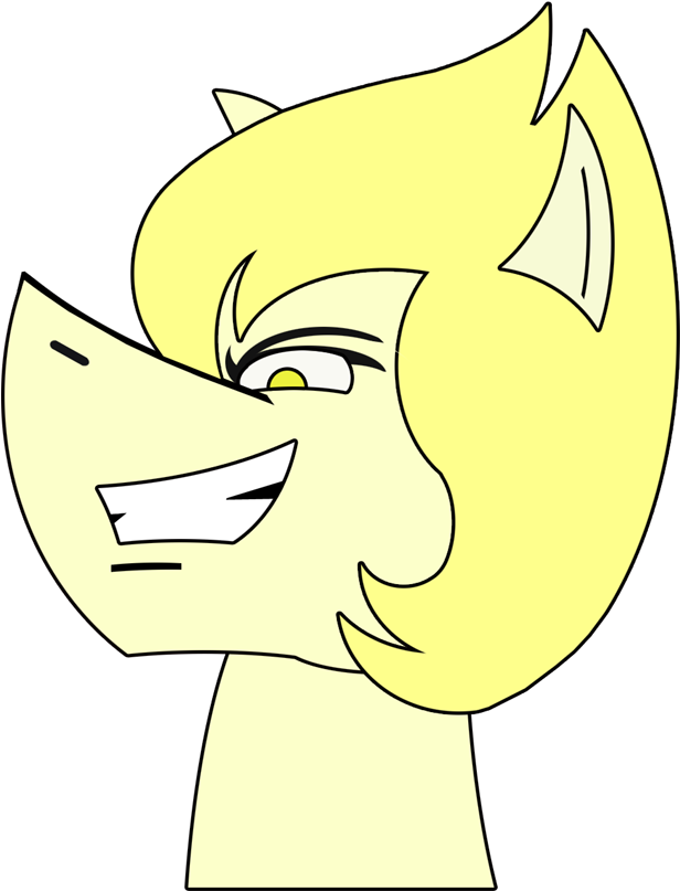 Combatkaiser, Ponified, Safe, Simple Background, Smirk, - Pearl (699x850), Png Download