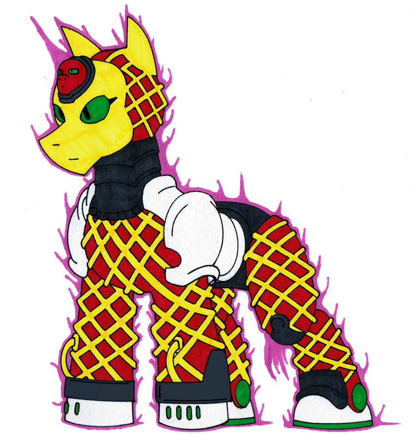 Combatkaiser, Aura, Epitaph, Jojo's Bizarre Adventure, (836x875), Png Download