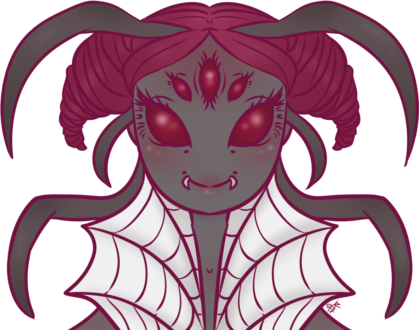 Cute Spider Girl - Fur (1500x1203), Png Download