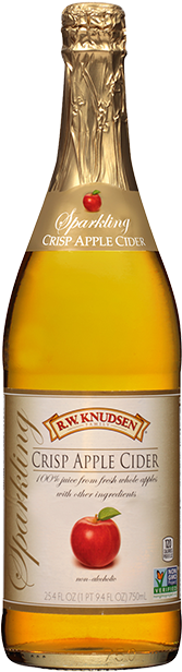 Sparkling Crisp Apple - Rw Knudsen Sparkling Apple Cider (300x615), Png Download