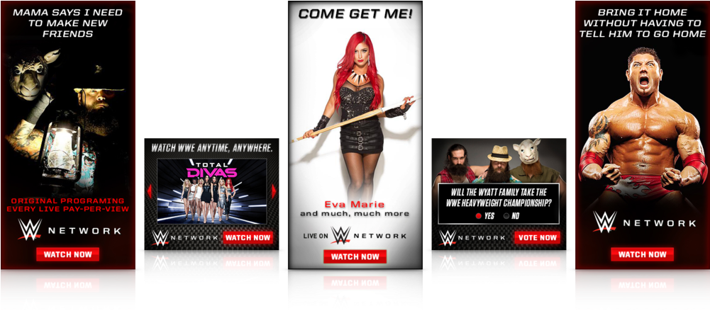 Wwe Display Content 02 (1000x477), Png Download