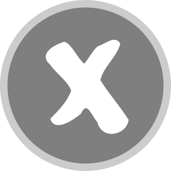 X Mark Png (600x600), Png Download