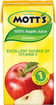 Apple Juice Png Download - Motts Apple Juice Box (250x500), Png Download