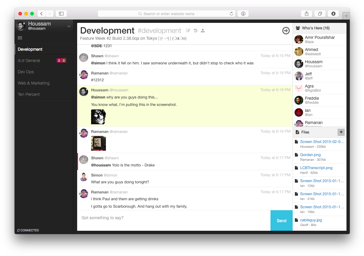Self-hosted Chat App For Small Teams - Slack Open Source (1242x874), Png Download