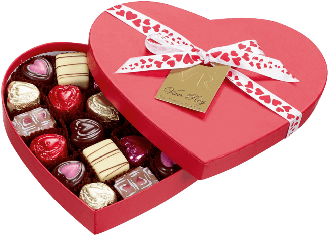 Valentine Chocolate Box Png - Box Of Chocolates Png (743x550), Png Download