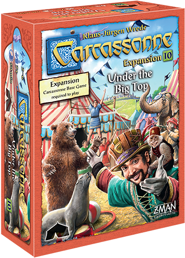 From Far And Wide, People Flock To The Big Red Tent - Carcassonne Under The Big Top (520x520), Png Download