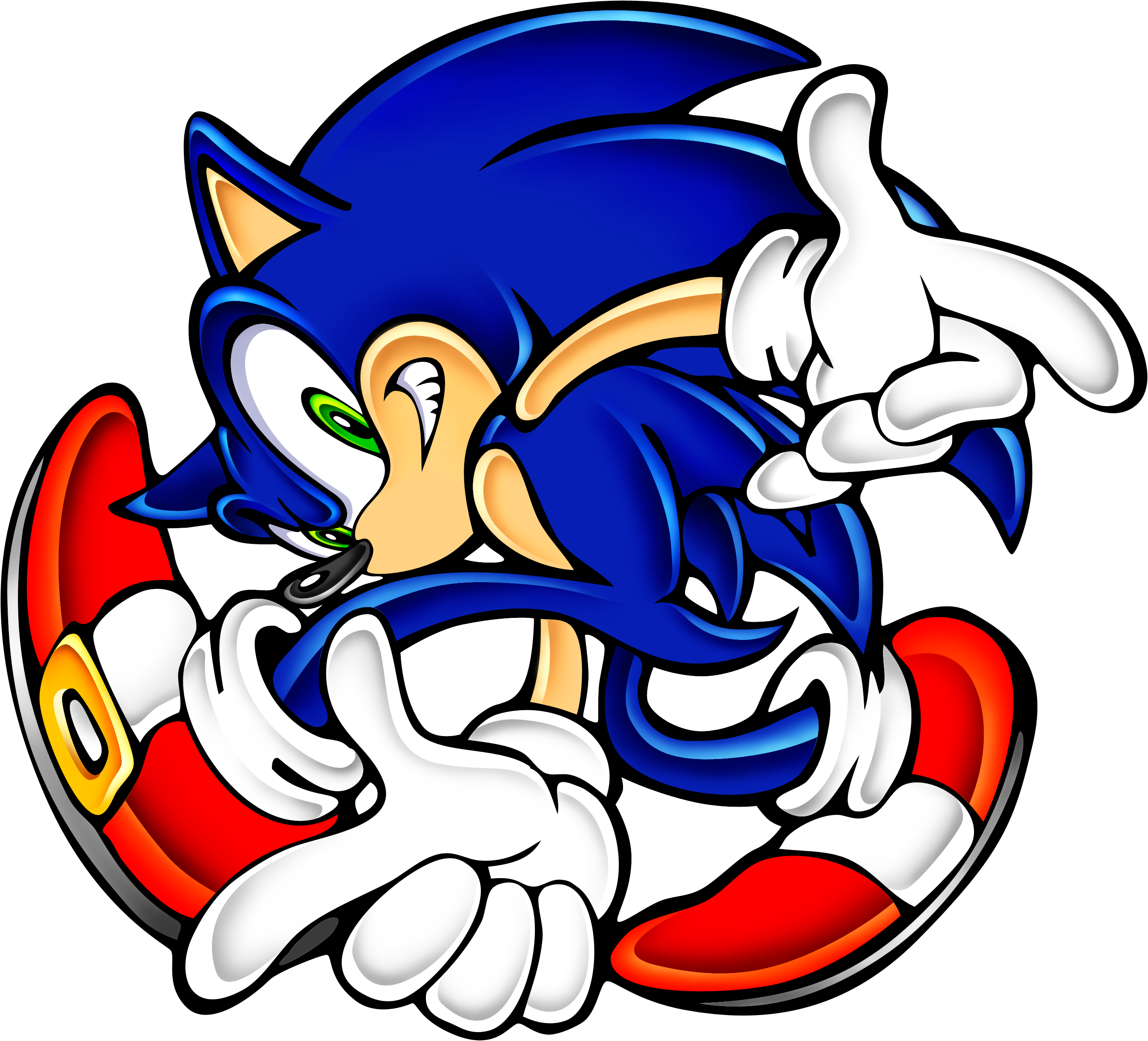 Sonic Adventure Png - Sonic The Hedgehog Adventure Pose (2698x2448), Png Download