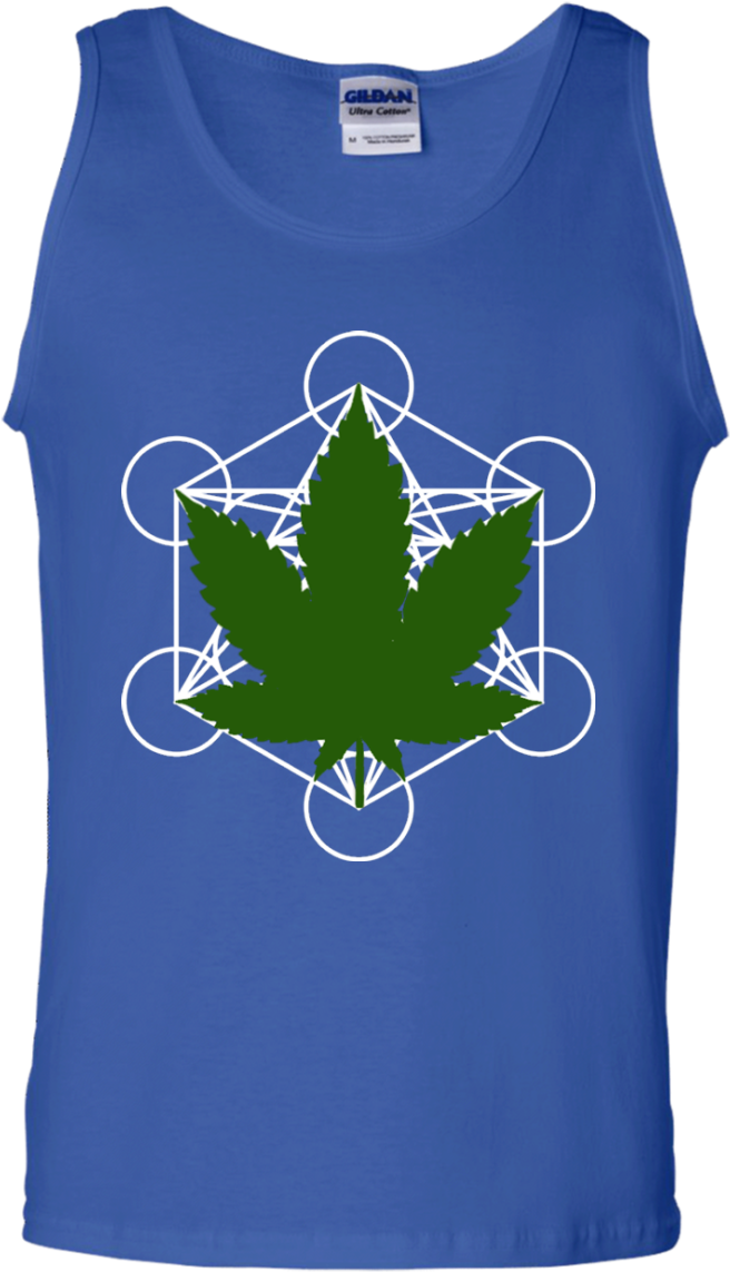 Metatron's Cube With Ganja - Another Day At The Office Tank Office Tank Top Office (1155x1155), Png Download