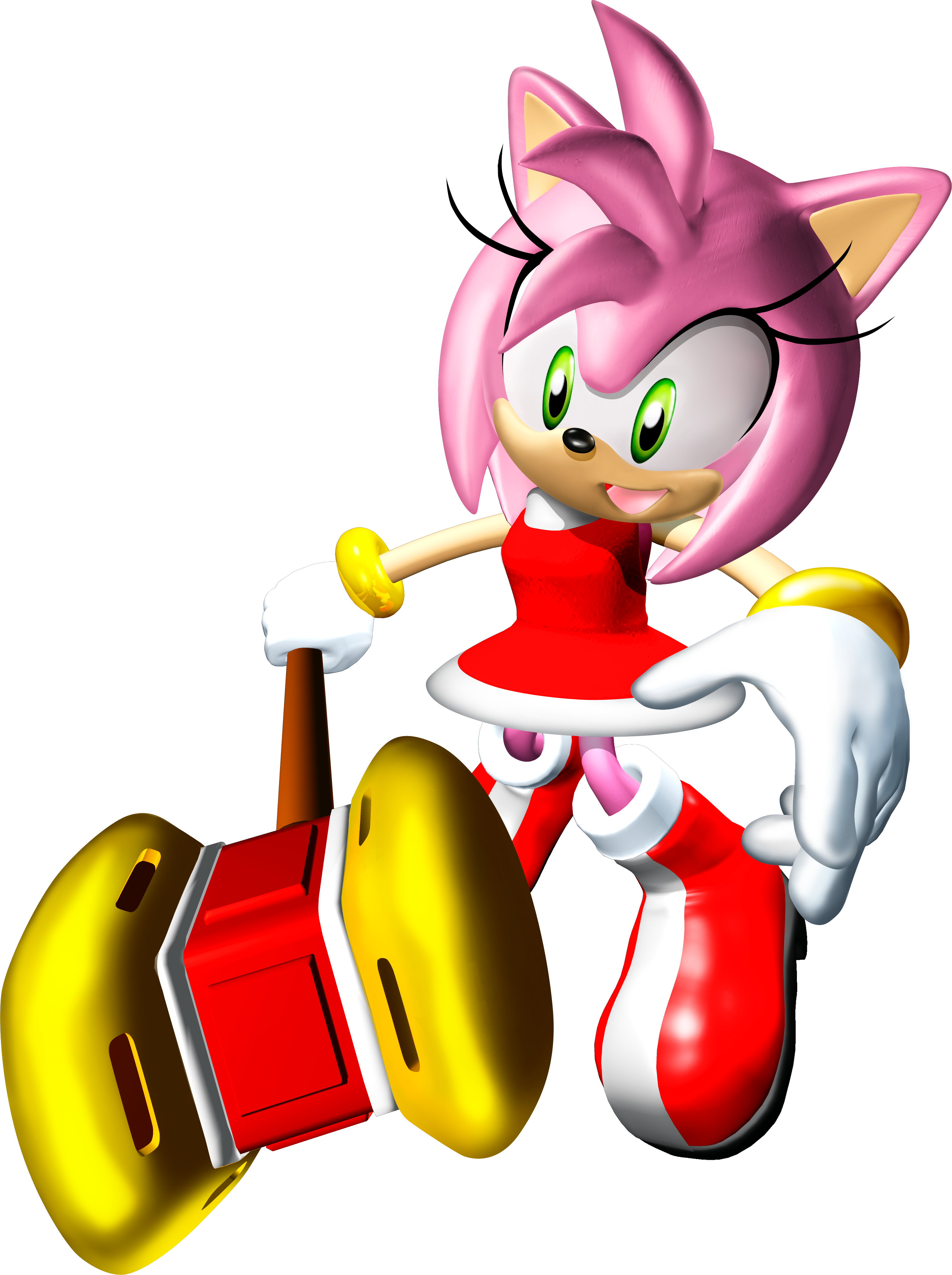 Sonic Adventure Dx Amy Rose Gallery Sonic Scanf (3083x4126), Png Download