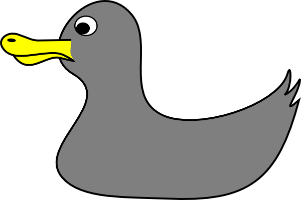 How To Set Use Gray Duck Clipart (600x399), Png Download