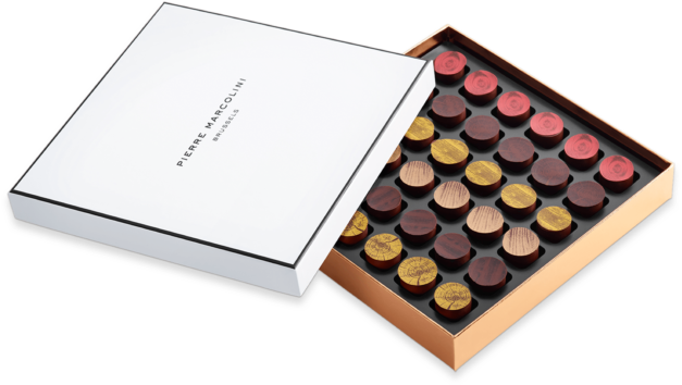 Coffret De 36 Chocolats - Brussels (626x391), Png Download