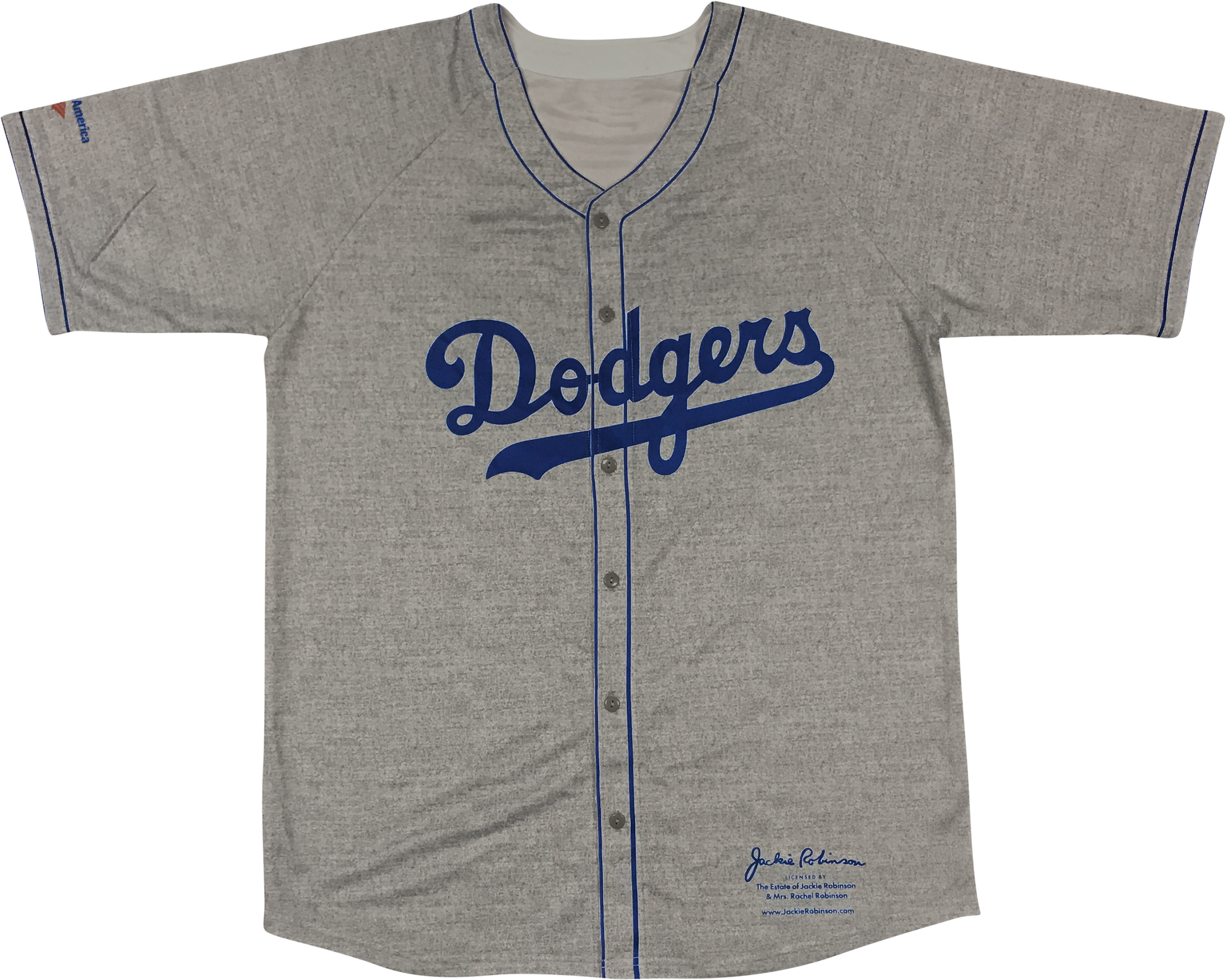 The Los Angeles Dodgers Will Give Away A Jackie Robinson - Dodgers Jackie Robinson Day 2018 (2608x2609), Png Download