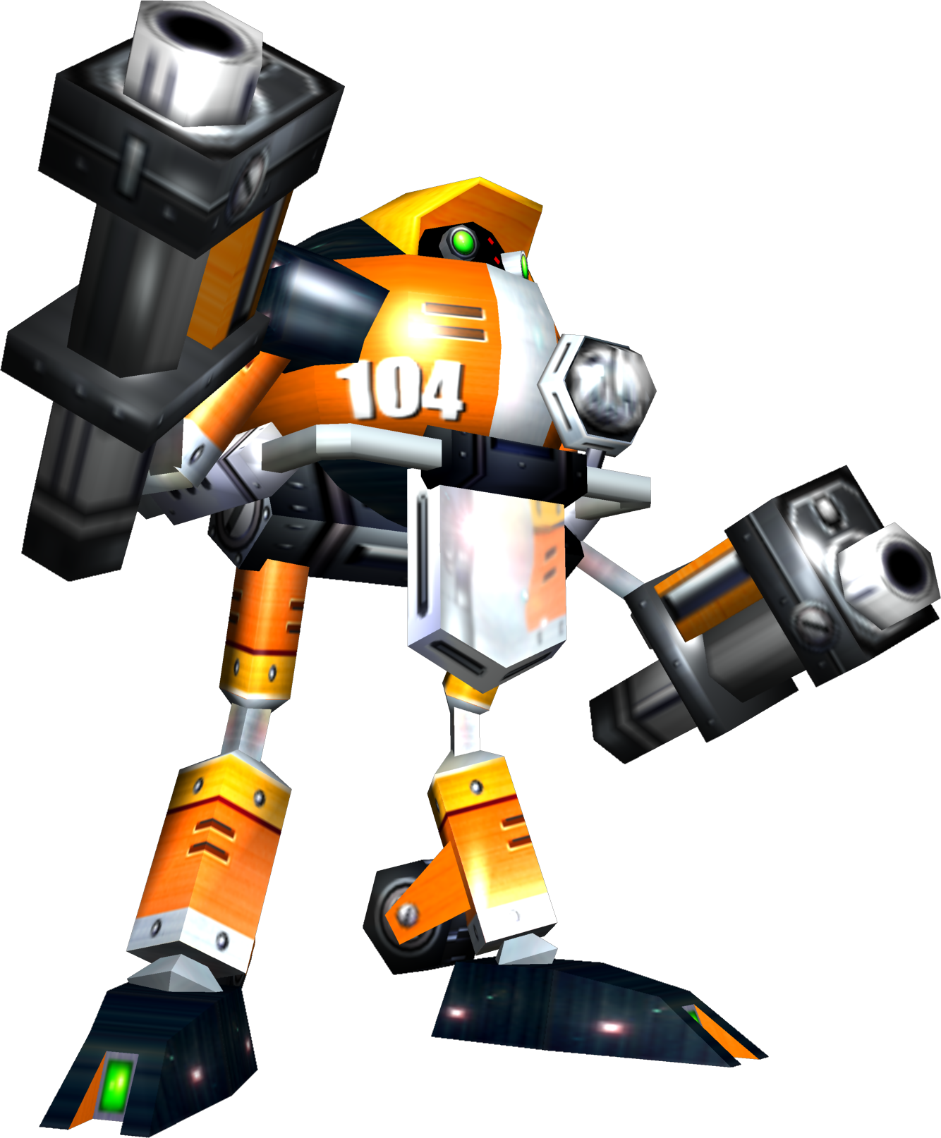 E 104 Sonic Adventure - 104 Epsilon (1334x1614), Png Download