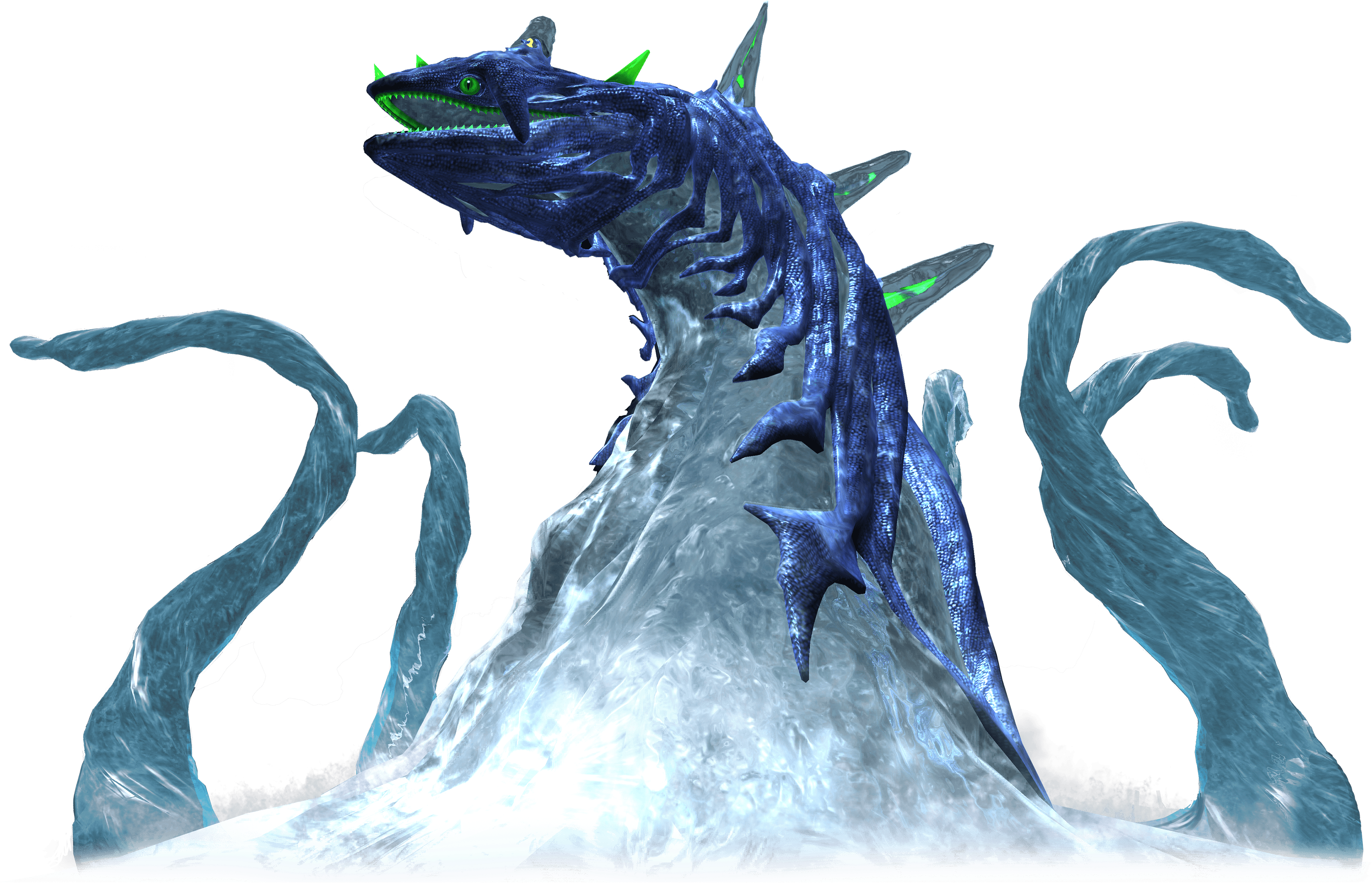 Perfect Chaos Sonic Png (3500x2230), Png Download