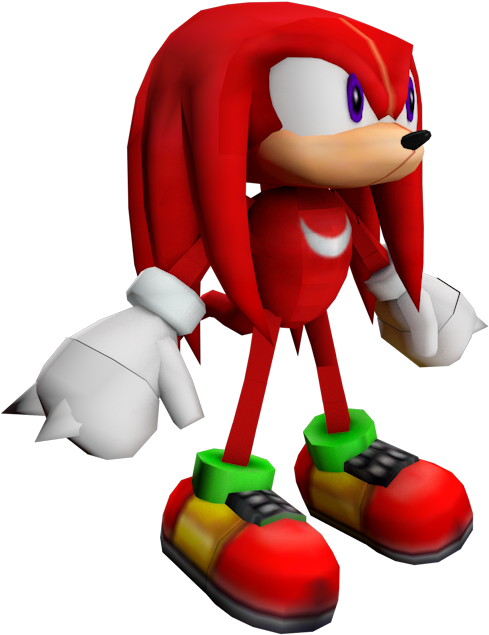 Download Zip Archive - Sonic Adventure Knuckles Model (750x650), Png Download