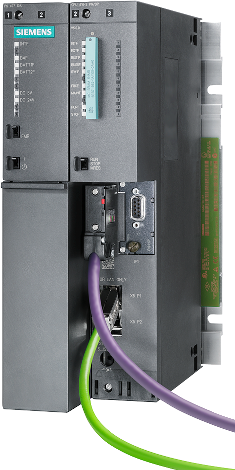400 - Siemens S7 416 3 Pn Dp (484x955), Png Download