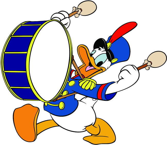 Donald Duck Band Clipart & Donald Duck Band Clip Art - Donald Duck (663x580), Png Download