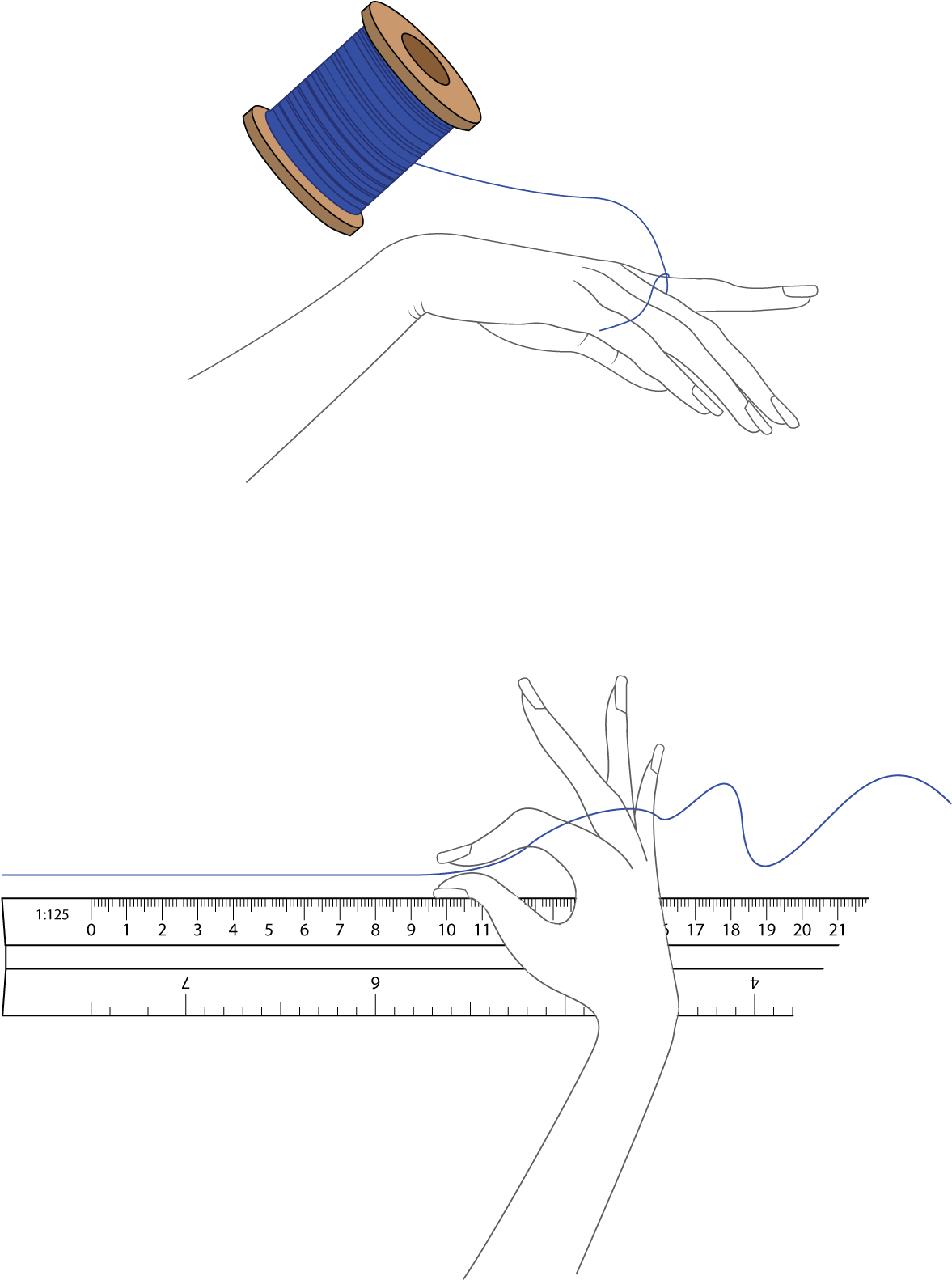 How To Measure Ring Size - Sketch (1249x1650), Png Download