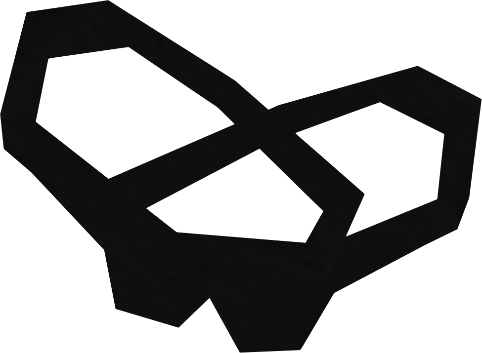 Graphic Black And White Stock Double Eyepatches Runescape - Runescape Eyepatch (975x715), Png Download