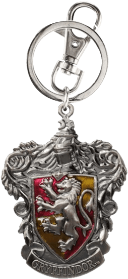 Gryffindor Crest Keychain - Dc Comics Suicide Squad Logo Pewter Key Ring (555x555), Png Download