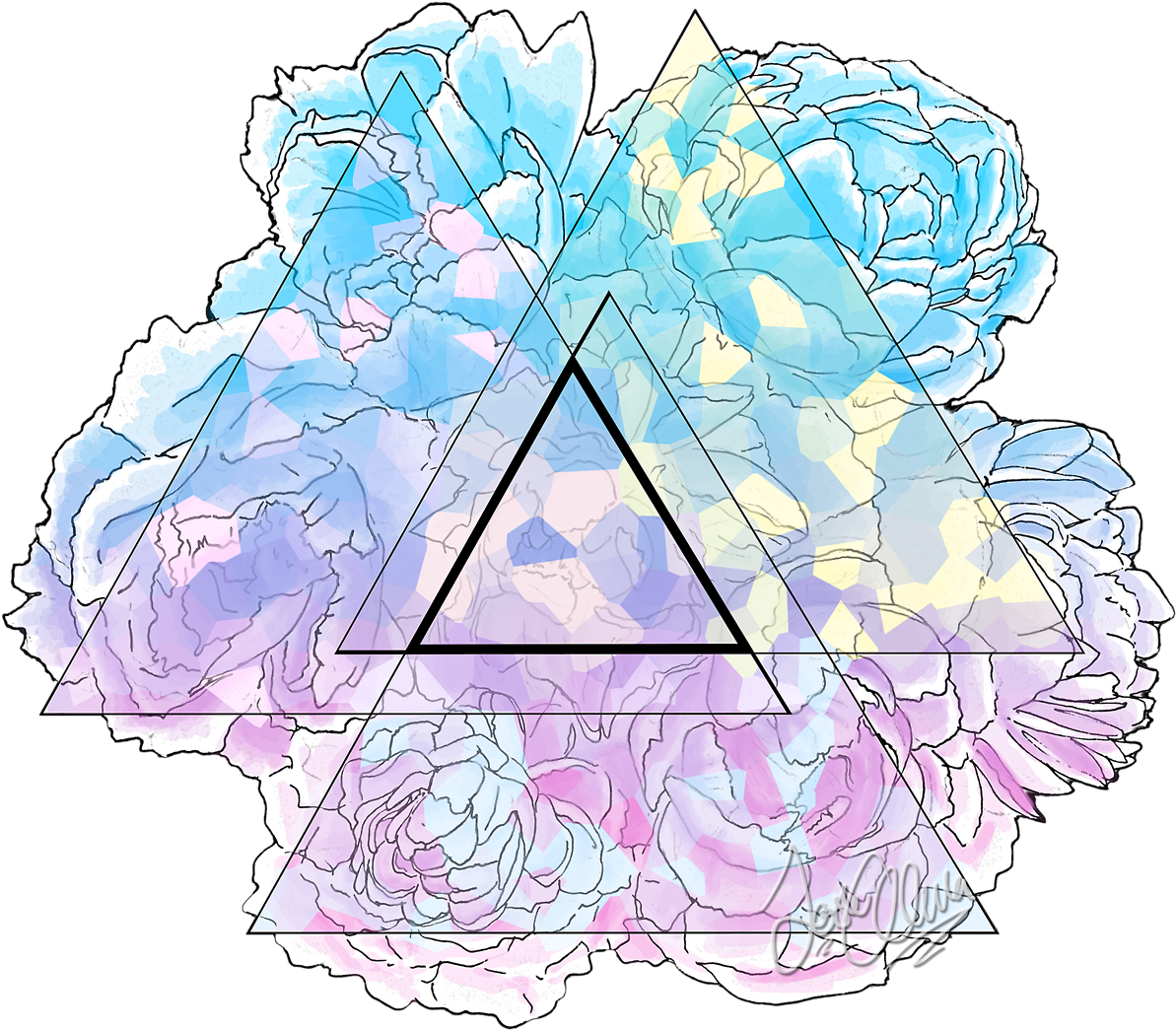 A Bunch Of Peonies My Shop Is Here - Illustration (1280x1148), Png Download