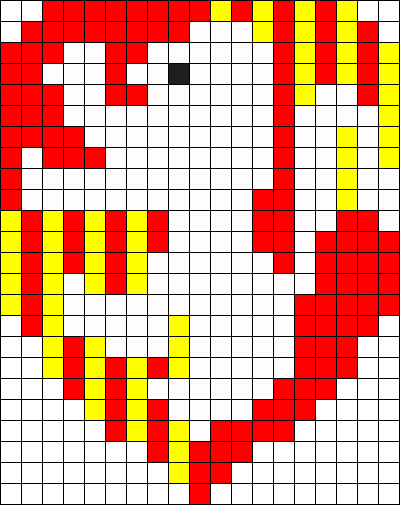 Gryffindor Crest Perler Bead Pattern / Bead Sprite - Gryffindor Perler Beads (400x505), Png Download