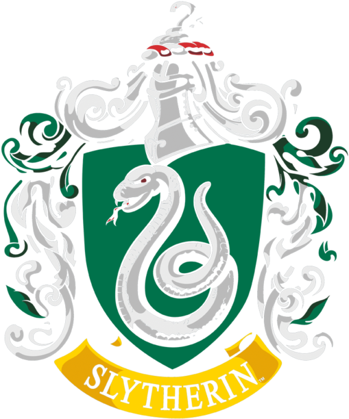 Harry Potter Slytherin Crest Men's Regular Fit T-shirt - Slytherin Crest - Harry Potter 7 Wall Jammer Wall Decal (466x500), Png Download