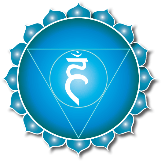 Throat Chakra Symbol (534x534), Png Download