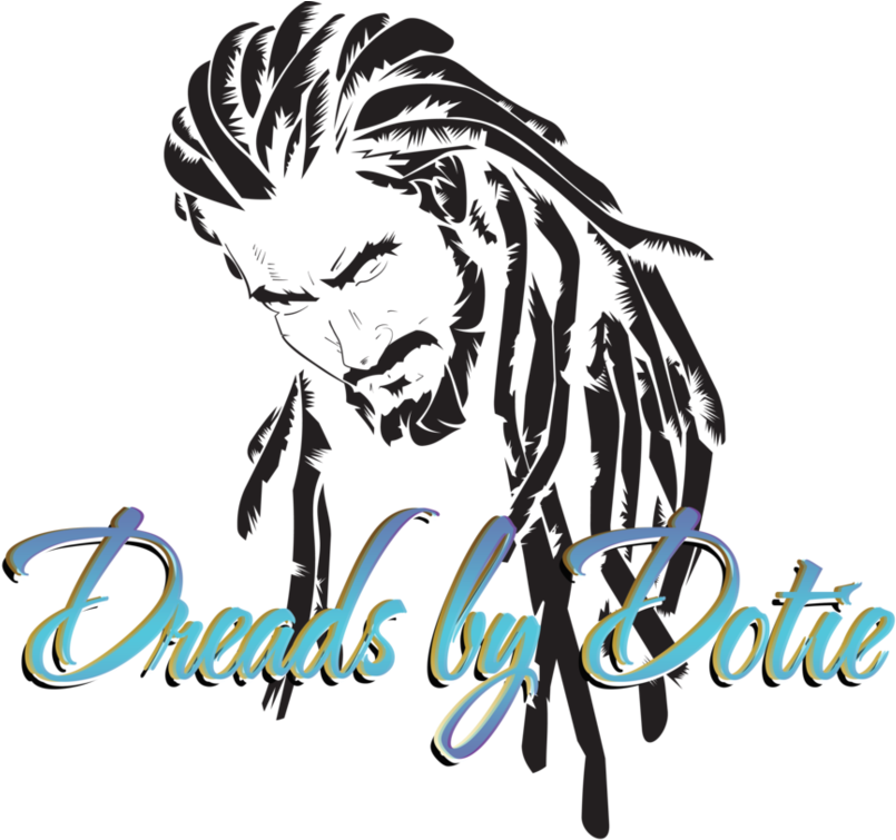 Dreads By Dotie Logo By Quintinarandle On Deviantart - Transparent Background Cartoon Dreads Silhouette Dreadlocks (952x838), Png Download