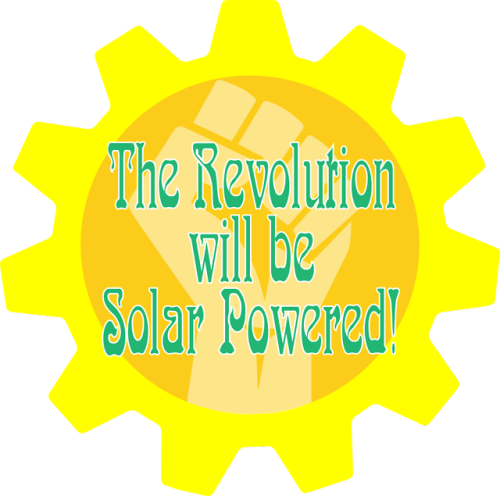 My First Solarpunk Design Prints For All The Things - Illustration (500x496), Png Download
