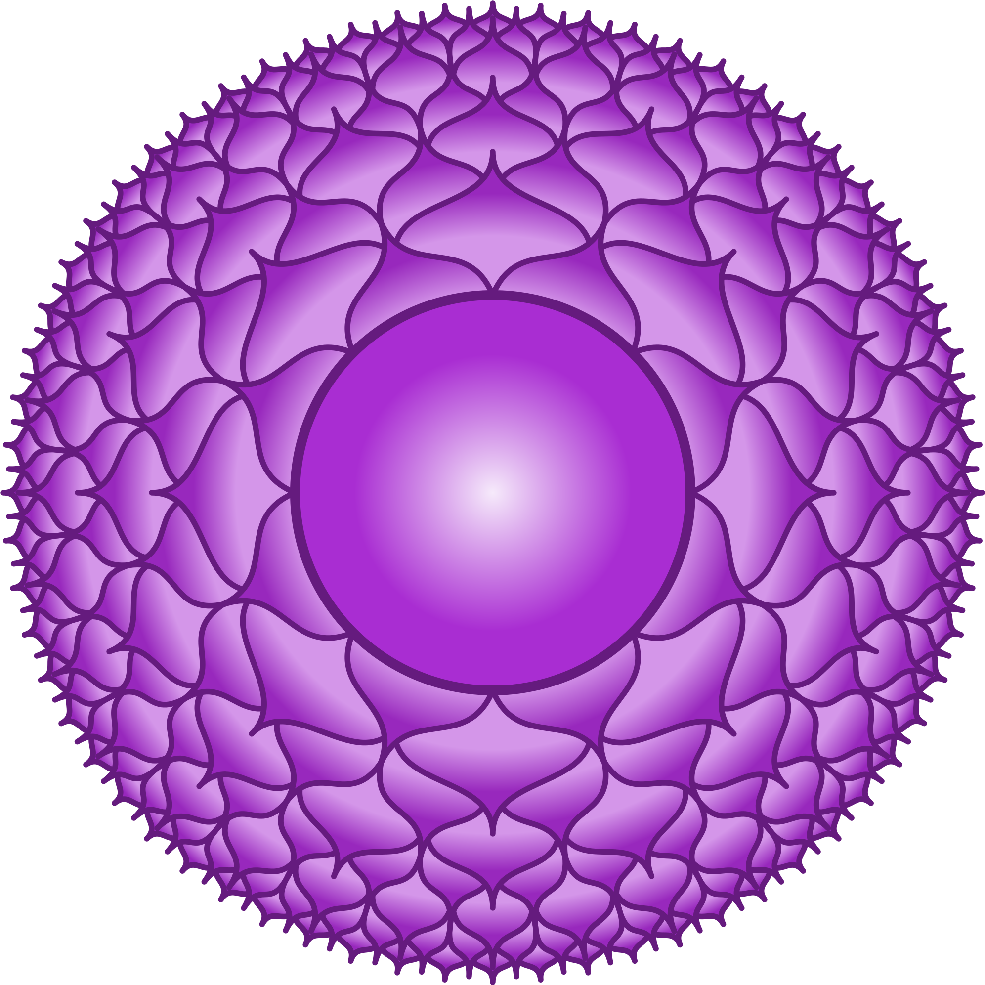 Image Result For Crown Chakra - Chakra Mask (2000x2000), Png Download