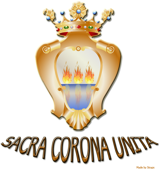 Sacra Corona Unita Logo 2 By Robert - Sacra Corona Unita Logo (550x707), Png Download