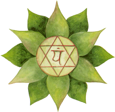 Anahata Chakra - Heart Chakra (376x357), Png Download