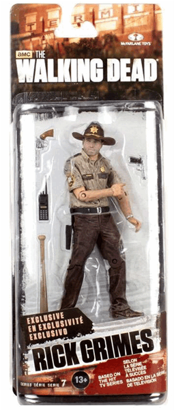 The Walking Dead - Walking Dead - Series 7 Rick Grimes Figure Exclusive (600x600), Png Download