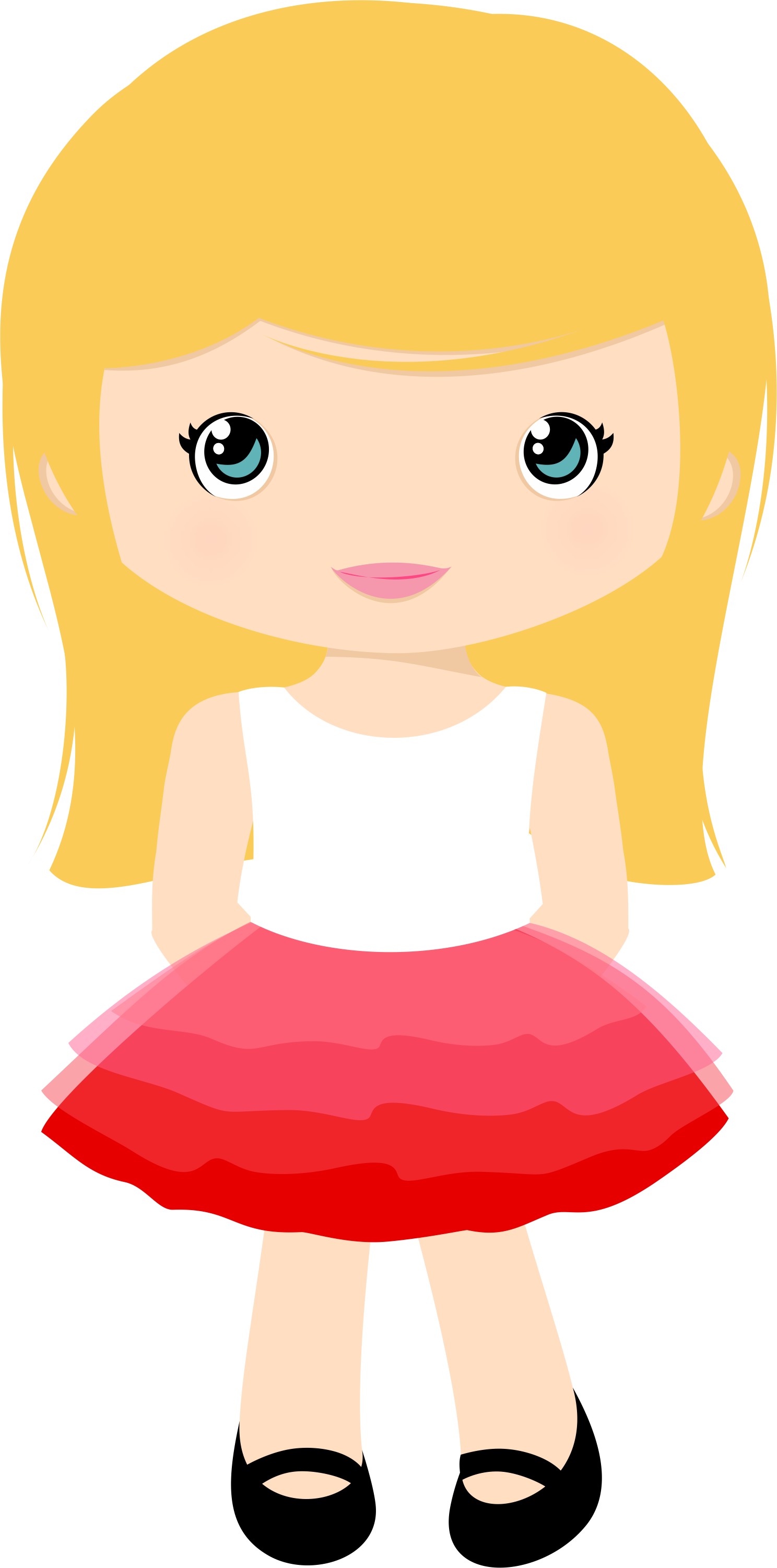 Pin By Melissa Rozo On Minus And Clip Art - Girl Clip Art (1488x3001), Png Download