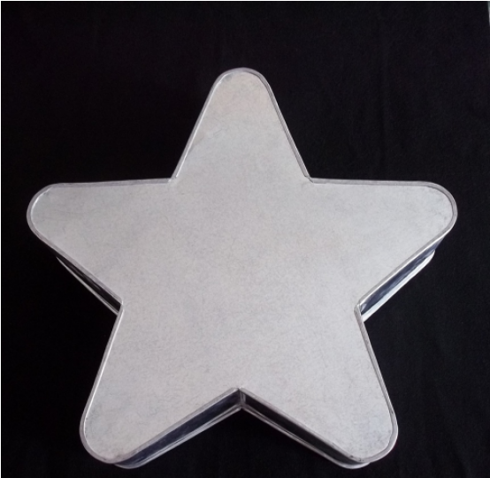 Novelty Cake Baking Tin - Star Single Shape (900x540), Png Download