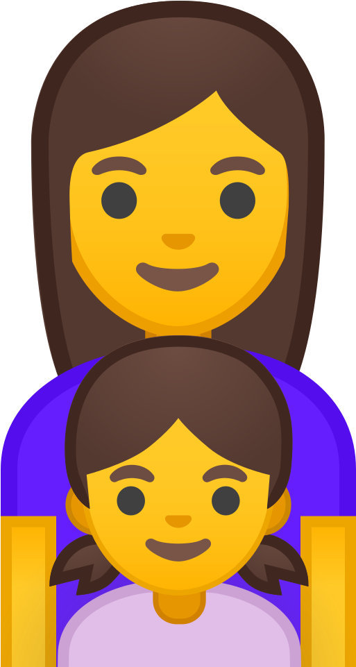 Download Svg Download Png - Emoji Famille (1024x1024), Png Download