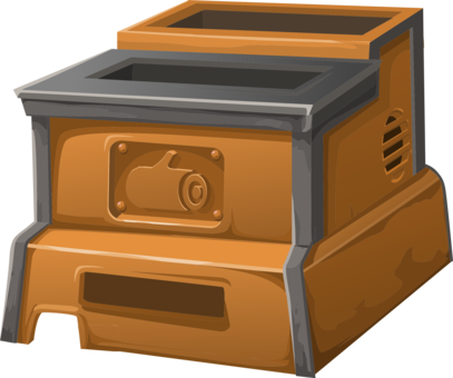Cartoon Machine Industry Drawing Wood - Industria De Madera Dibujos (407x340), Png Download