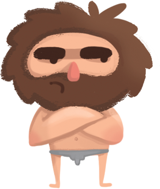 Space Caveman Stickers Messages Sticker-1 - Space Caveman Sticker (618x618), Png Download