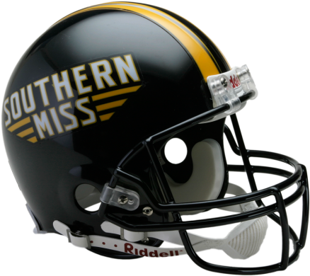 Southern Mississippi Golden Eagles Full Size Authentic - New England Patriots Helmet (475x429), Png Download