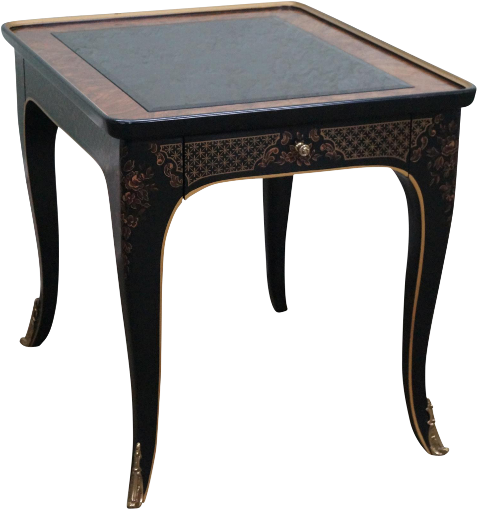 Black Chinoiserie End Table Can Mix With A Variety - End Table Transparent (1024x1024), Png Download