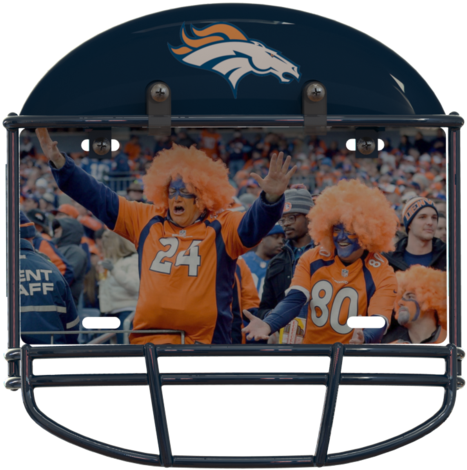 Denver Broncos Helmet Frame - Denver Broncos (479x480), Png Download