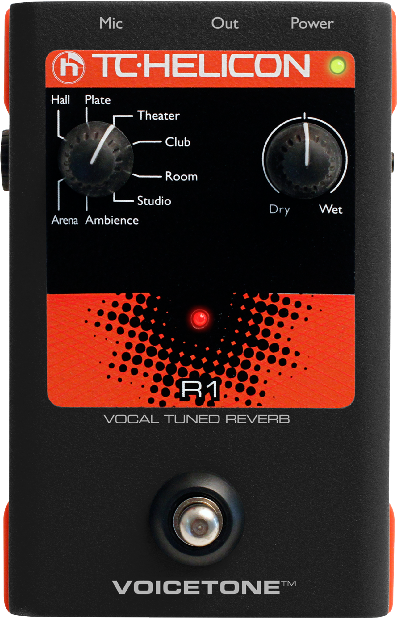 Tc Helicon Voicetone R1 - Tc Helicon Voicetone R1 Vocal Tuned Reverb Pedal (2000x2000), Png Download
