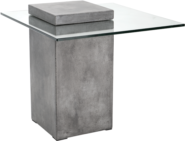 Sunpan Imports 47902 Grange End Table, Anthracite Grey (1000x800), Png Download