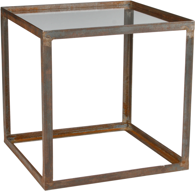 Mendocino End Table - Satsbord Silver (980x846), Png Download