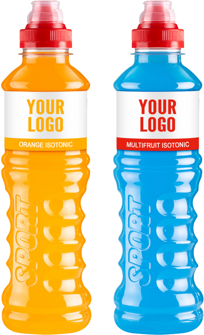Black And White Download Privet Label Isotonic Drinks - Sports Drink Without Label (1280x1280), Png Download