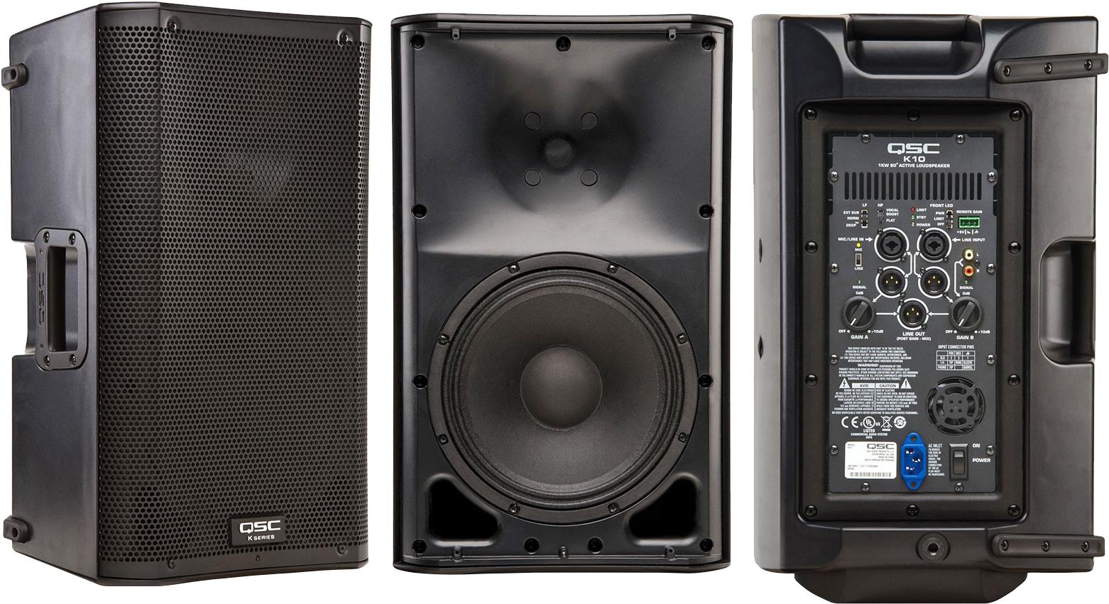 K10 Powered Speaker - Qsc K10 (1580x875), Png Download
